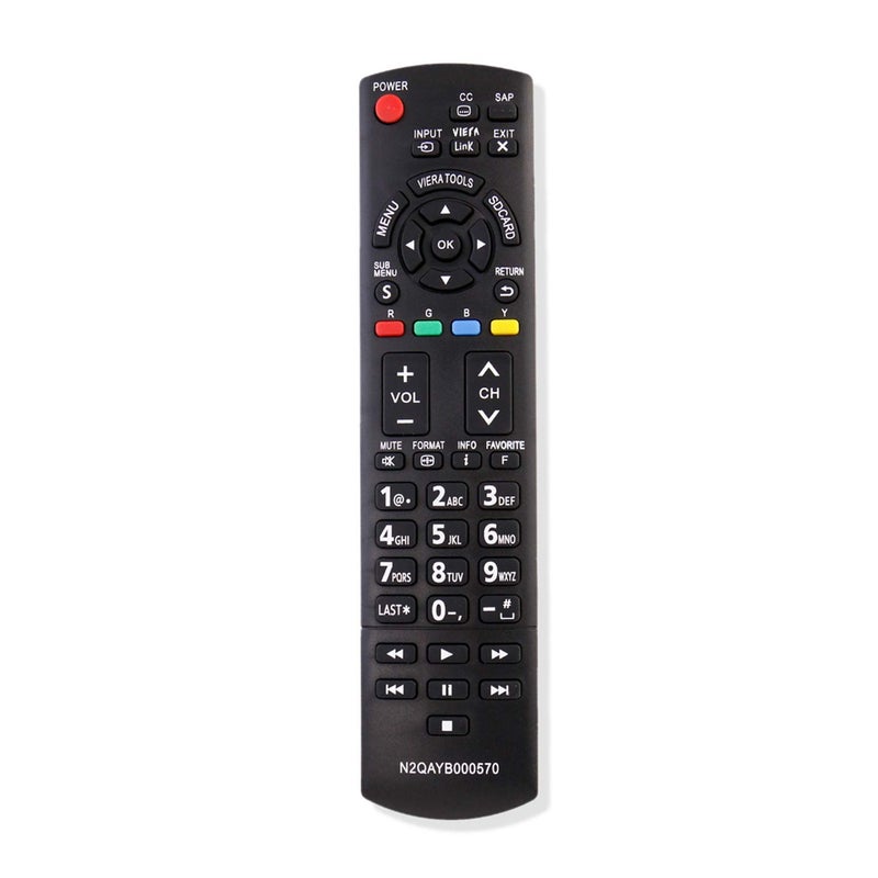 WINFLIKE N2QAYB000570 Remote Control Replace Fit for Panasonic Smart TV TC-L3232C TC-L32C3 TCL32C3S TC-32LX34 TC-32LX44S TC-42PX34 TC-50PX34 Sub N2QAYB000485 - Image 3